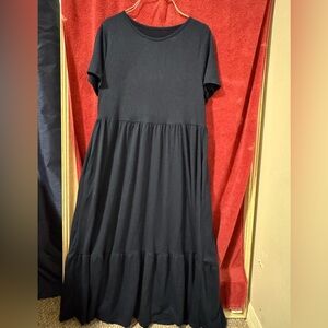 Elegant Navy Blue Women's Dress